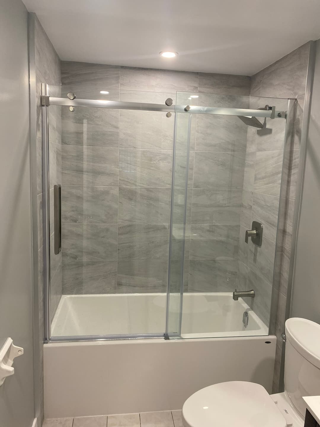 Custom bathroom design with sophisticated styling